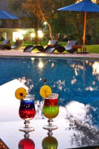 poolside cocktails